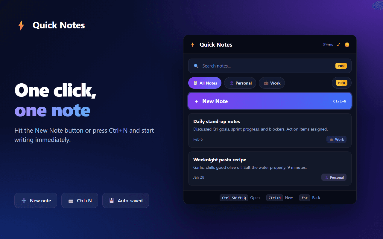Quick Notes screenshot 3